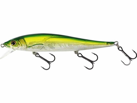 WESTIN JERKBITE SR 11cm Olive Minnow goudvoorn