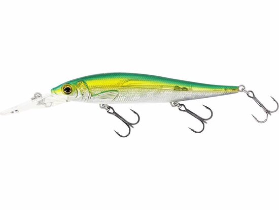 Westin Fishing Jerkbite MR suspending Olive Minnow (11cm) goudvoorn