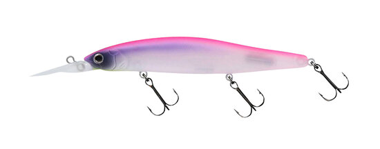 Daiwa Steez Minnow 110 SP-MR (matt pink purple) goudvoorn