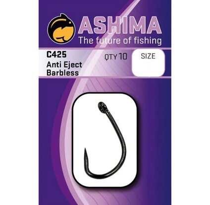 Ashima C425 Anti -Eject Barbless Size 8 goudvoorn