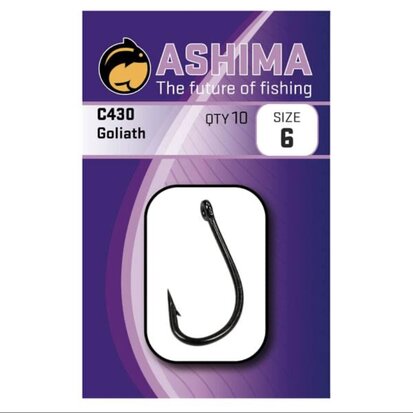 Ashima C430 Barbed size 6 goudvoorn