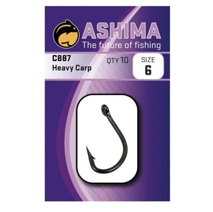 Ashima C887 Heavy Carp size 2 goudvoorn