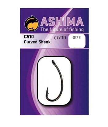 Ashima C510 Curved Shank size  10 goudvoorn