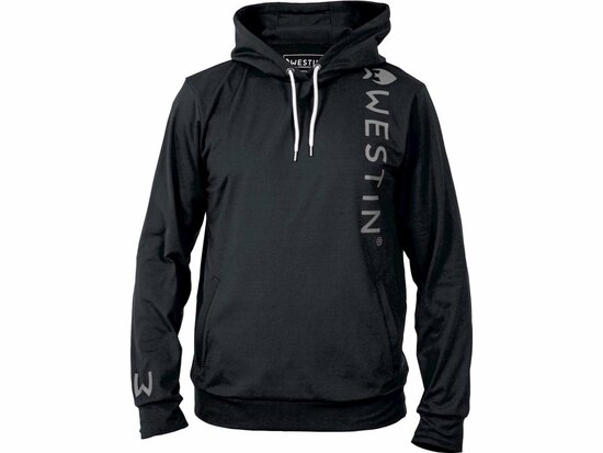 Westin Fishing vertical Hoodie L zwart goudvoorn