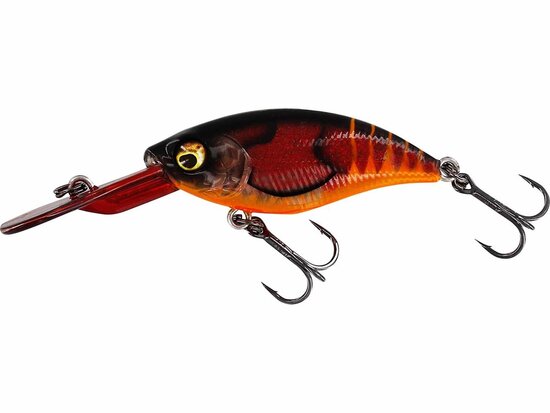 Westin Fishing Buzzbite Crankbait suspending 3D Fire Craw (5cm) goudvoorn