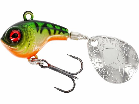 Westin Fishing Dropbite Spin Tail Jig Firetiger (2.6cm) goudvoorn