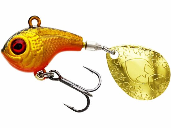 Westin Fishing Dropbite Spin Tail Jig Gold Rush (2.6cm) goudvoorn