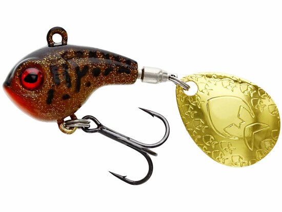 Westin Fishing Dropbite Spin Tail Jig Motoroil Burbot (2.6cm) goudvoorn