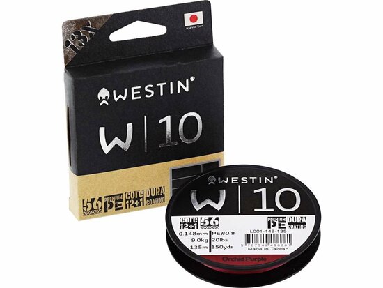 Westin Fishing W10 13 Braid Orchid Purple (0.08mm 135m 6.0kg) goudvoorn