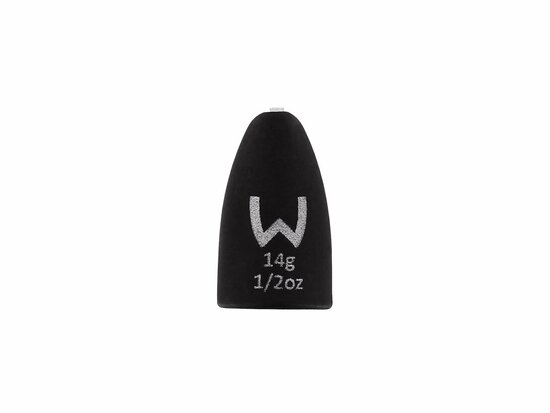 Add-it Tungsten Bullet Weights  Zwart 3,5g goudvoorn