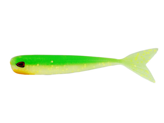 Westin Fishing Megateez V-tail UV Slime (9cm) goudvoorn