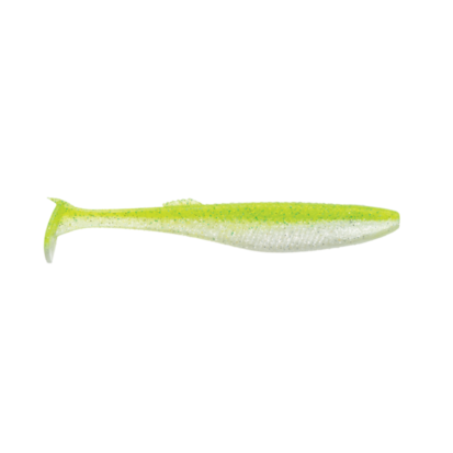 Rapala Crushcity The Kickman Chartreuse White Flash (10cm) goudvoorn 