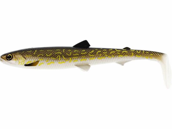 Westin Fishing Bullteez shadtail Natural Pike (24cm) goudvoorn