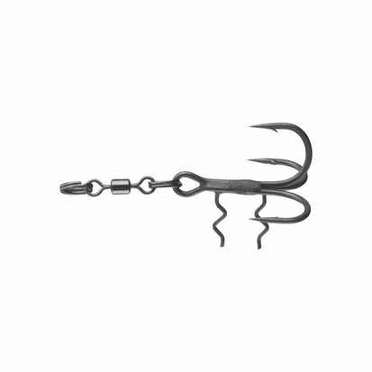 Daiwa Prorex Swiveled Head Assist Hook haakmaat 1 goudvoorn