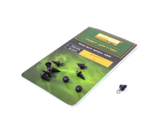 PB Products Ring Bait Screw 360 Black goudvoorn