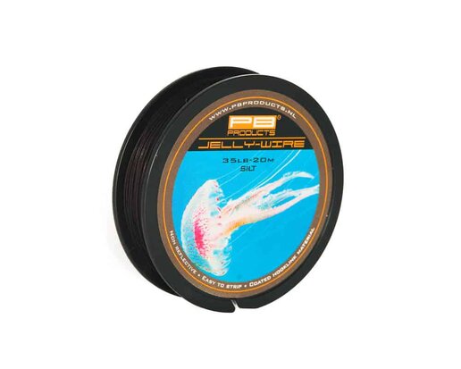 PB Products Jelly Wire 15lb Silt 20m goudvoorn