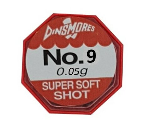 Dinsmores Super Soft Shot No 9 (0.05gr) goudvoorn