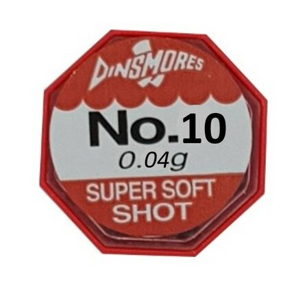 Dinsmores Super Soft Shot No 10 (0.04gr) goudvoorn