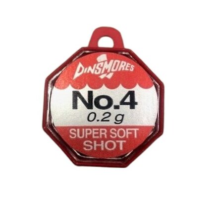 Dinsmores Super Soft Shot No 4 (0.2gr) goudvoorn