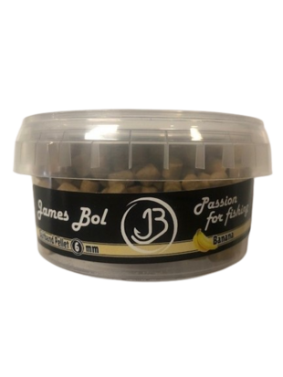 James Bol Bait Band Pellet Banaan 6mm 0.1kg goudvoorn