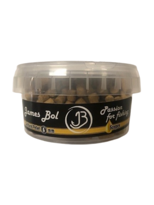 James Bol Bait Band Pellet Scopex 6mm 0.1kg goudvoorn