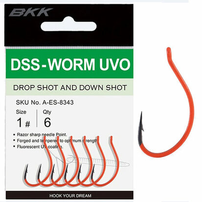 BKK DSS Worm UVO haakmaat 2 goudvoorn