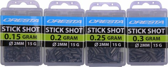 Cresta Stick Shot 0.15gr diam 2mm 15gr  goudvoorn