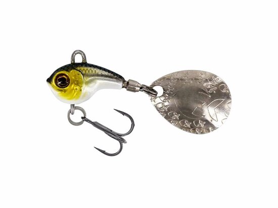 DROPBITE Tungsten Spin Tail Jig Headlight 18gr (2.2cm) goudvoorn