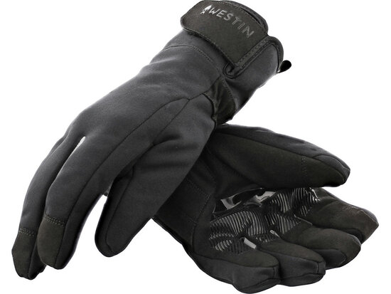 Westin Fishing Windster handschoenen M Black goudvoorn