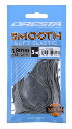 Cresta soft smooth elastic Grijs 5m 1.8mm goudvoorn