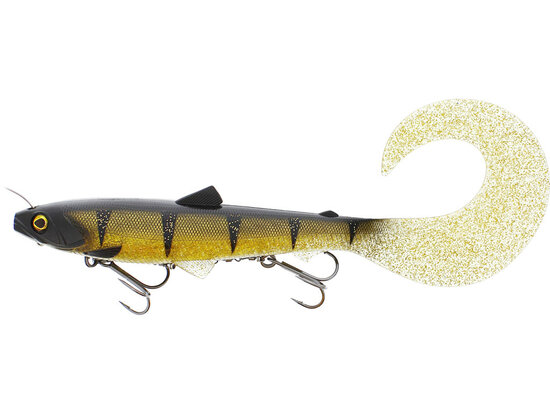 Westin Bullteez Curltail R2F Inline Sinking Cola Perch (33cm) goudvoorn