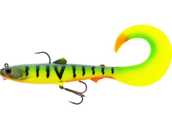 Westin Bullteez Curltail RNR Sinking Tiger Perch (21cm) goudvoorn