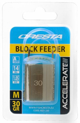 Cresta Block Feeder Medium 30gr goudvoorn