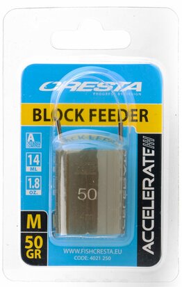 Cresta Block Feeder Medium 50gr goudvoorn