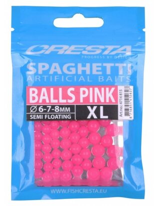 Cresta Spaghetti Balls Pink XL Semi-Floating goudvoorn