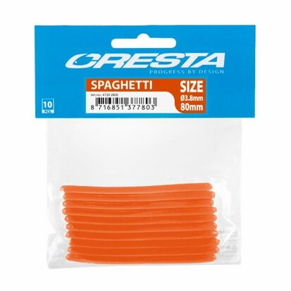 Cresta Spaghetti Oranje (3.8mm 8cm) goudvoorn