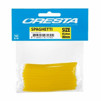 Cresta Spaghetti Geel (3.8mm 8cm) goudvoorn