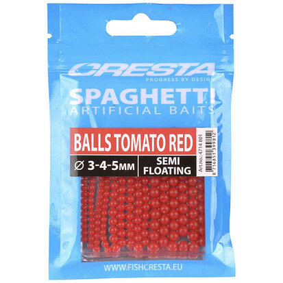 Cresta Spaghetti Balls Tomato Red Semi-Floating goudvoorn