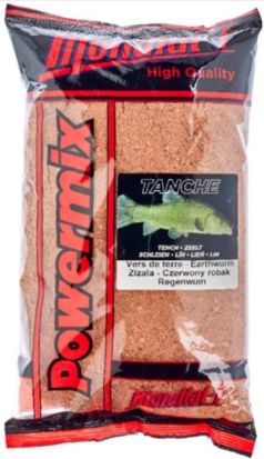 Sensas Mondial F Powermix Tench Regenworm 1kg goudvoorn