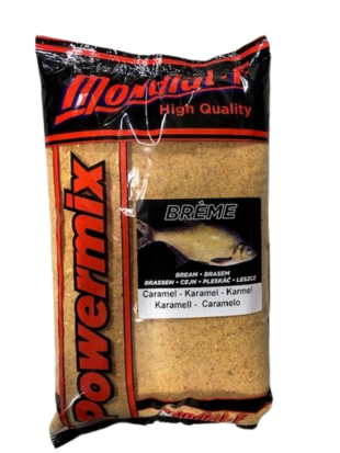 Sensas Mondial F Powermix Bream  Caramel 1kg goudvoorn