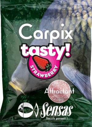 Sensas Carpix Tasty Strawberry 300gr goudvoorn