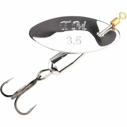 Troutmaster La Tournante Fast Spin Silver haakmaat 10 (50mm 5gr) goudvoorn