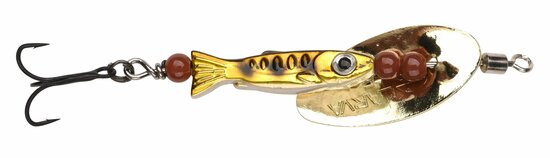 Spro Larva Inline Spinner Minnow (4.8cm 3.5gr) goudvoorn