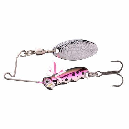 Spro Larva Micro Spinnerbait Rainbow Trout (4cm 7gr) haakmaat 10 goudvoorn