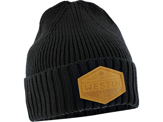 Westin Fishing Winter Beanie Muts Zwart goudvoorn