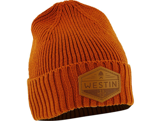 Westin Fishing Winter Beanie Muts Oranje goudvoorn