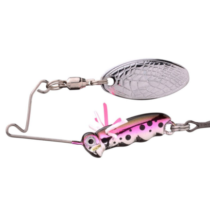 Spro Larva Micro Spinnerbait Rainbow Trout (3.5cm 5gr) haakmaat 8 goudvoorn