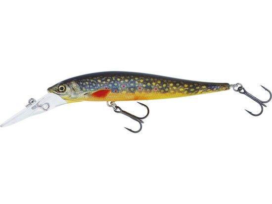 Westin Jerkbite MR Jerkbait Suspending Brook Trout Fry 7,5cm 6gr goudvoorn