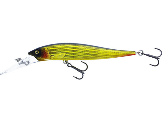 Westin Jerkbite SR Jerkbait Suspending Golden Chrome 7,5cm 5gr goudvoorn