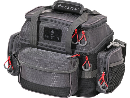 Westin W4 LURE BAG PLUS 4 Boxes Titanium Black (small) goudvoorn